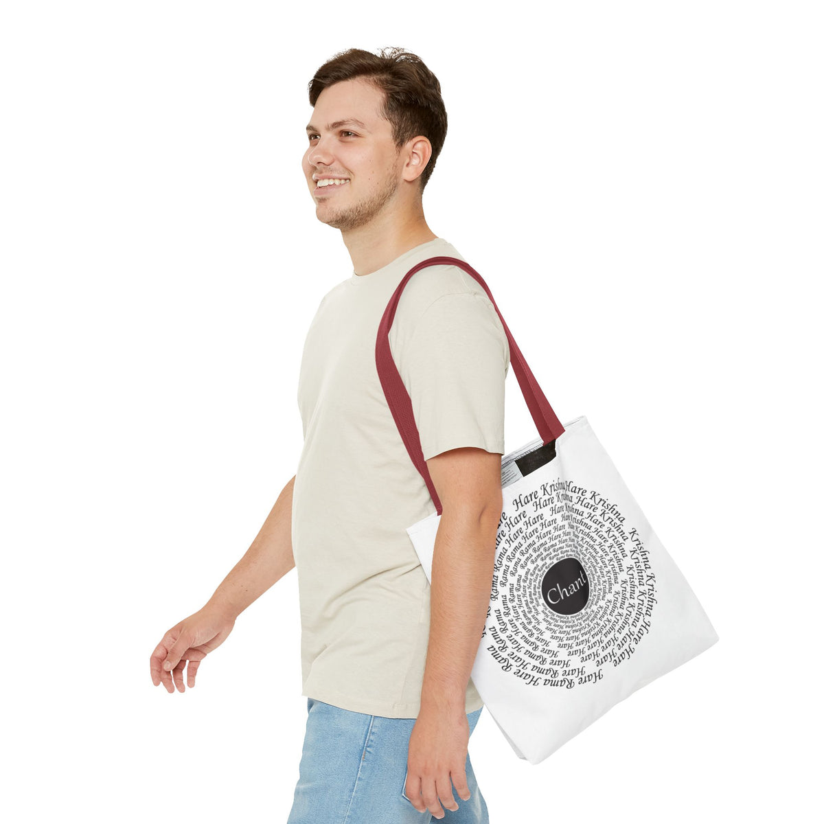 Hare Krishna Chant Mantra Meditation Tote Bag