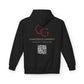Conscience Garment Hoodie — "We Rise By Lifting Others" Logo Pullover with QR Code