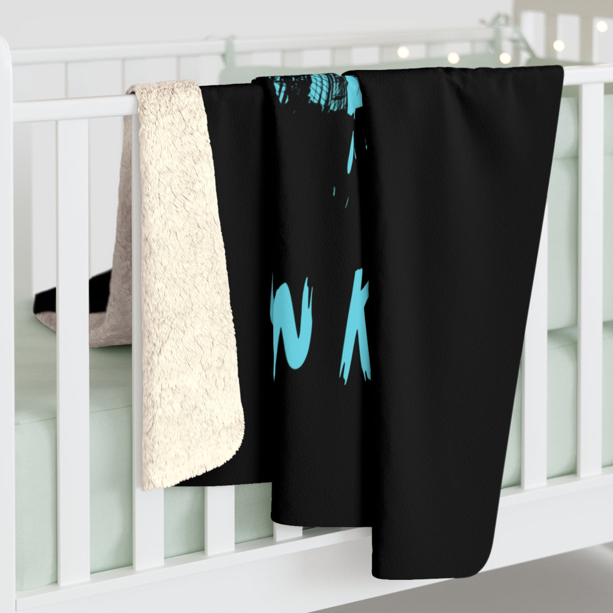 Urban Kong Sherpa Fleece Blanket — Cool Gorilla Print Cozy Throw
