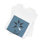 Be Different T-Shirt — Whale Graphic Tee (White on Blue)