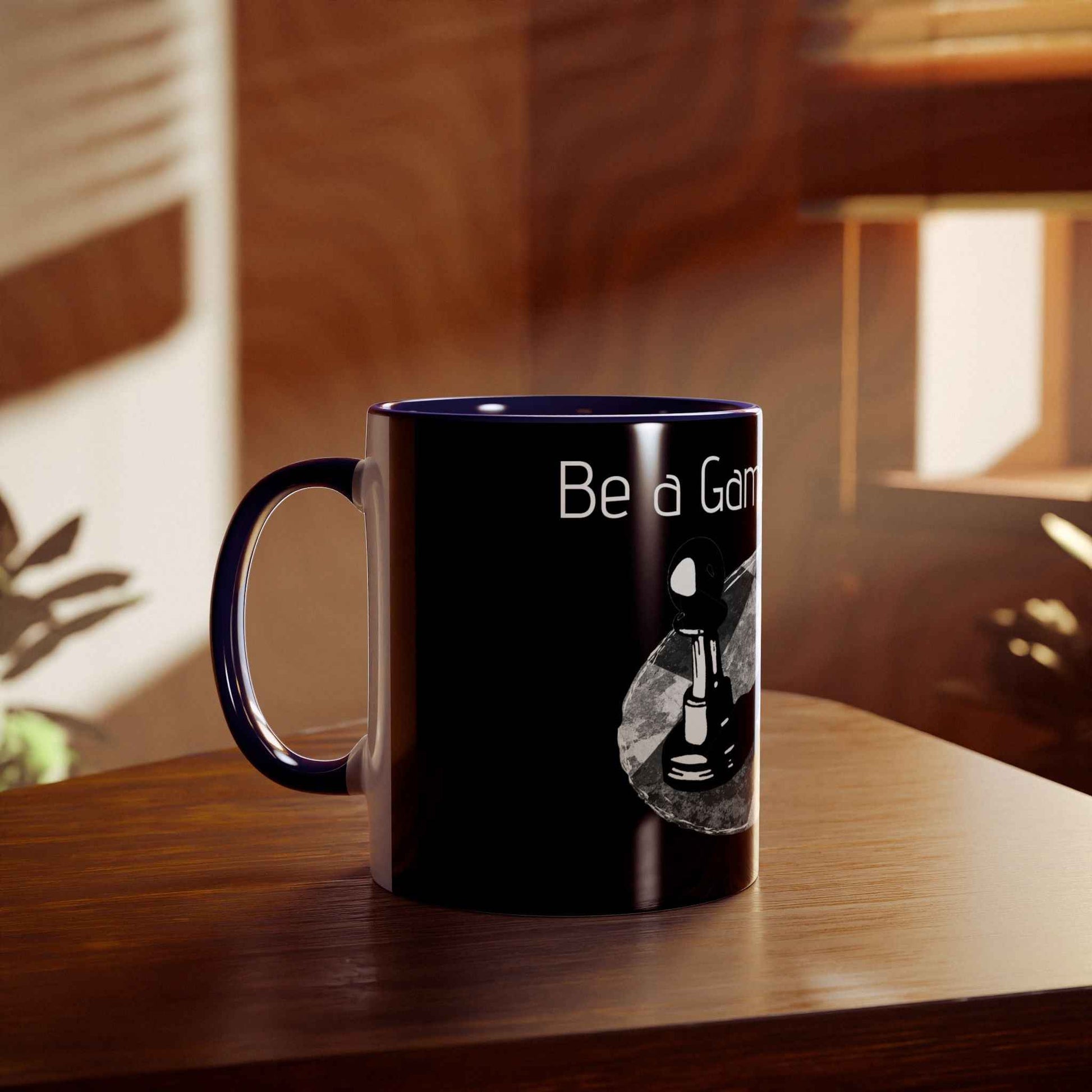 Be a Game Changer, Pawn over powering the King Two-Tone Coffee Mug
