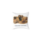 Hakuna Matata Safari Animal Square Pillow