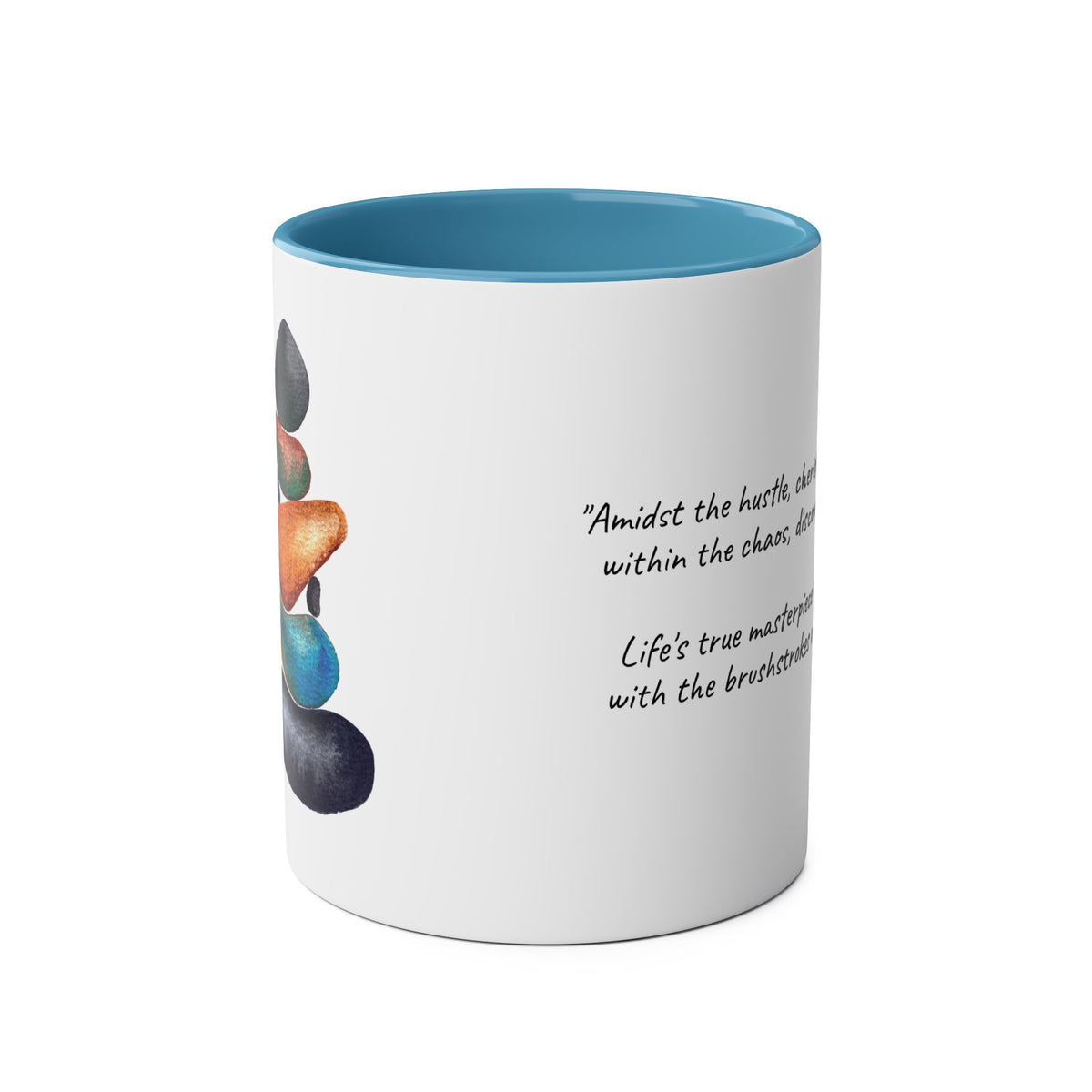 Find your Balance, Balancing Stones Coffee Mug - Conscience Garment