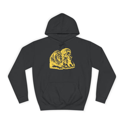 College Hoodie Lion Family - Conscience Garment