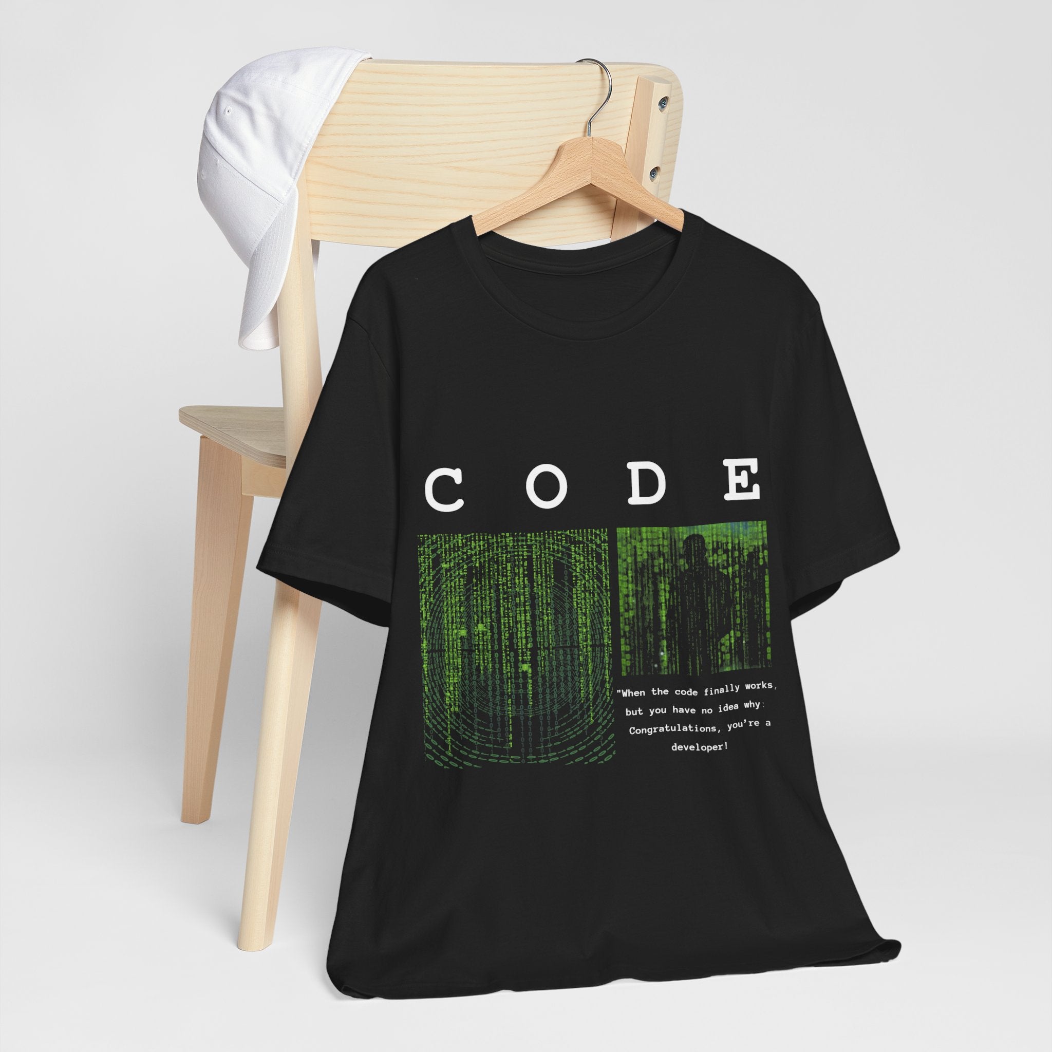 The Code - T-Shirt, Motivation, Mindfulness, Inspiration, Gift, Confidence, Geek, Graduation, University, Tech, Programmers