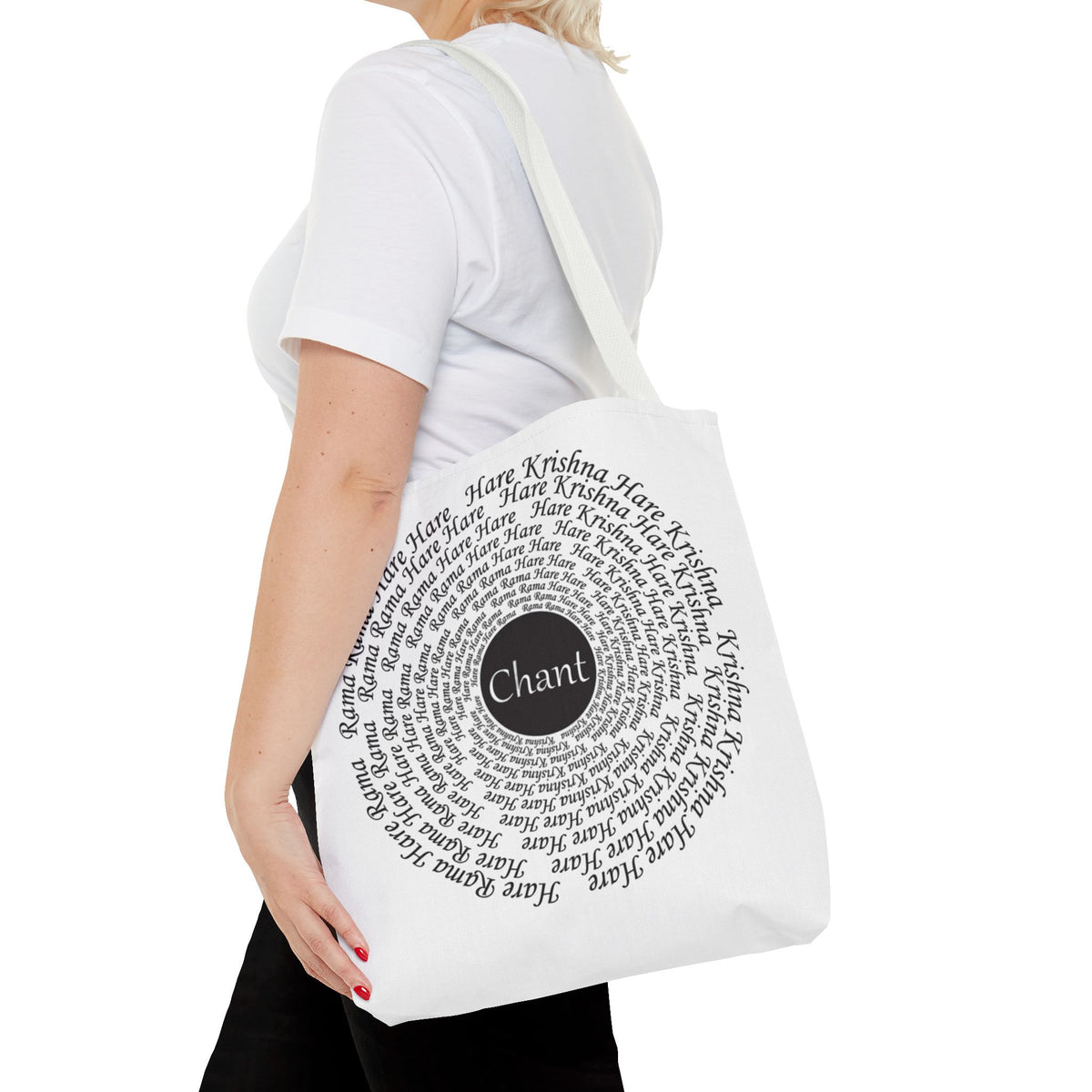 Hare Krishna Chant Mantra Meditation Tote Bag