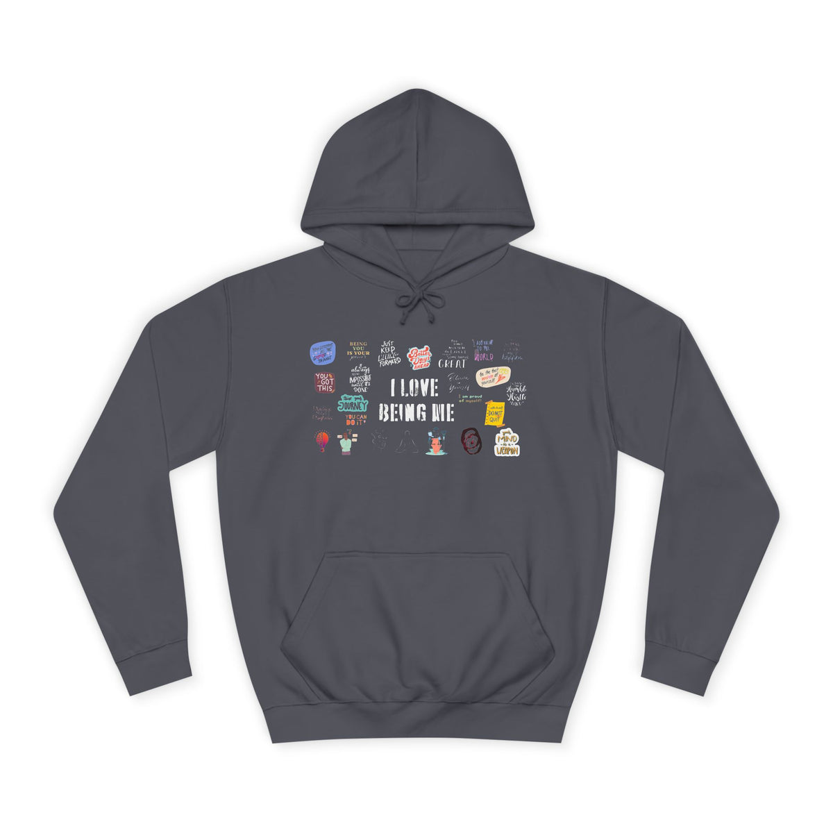 Motivationl Hoodie, Unisex, Self Affirmations, Comfort, Gift, Warm, Cozy