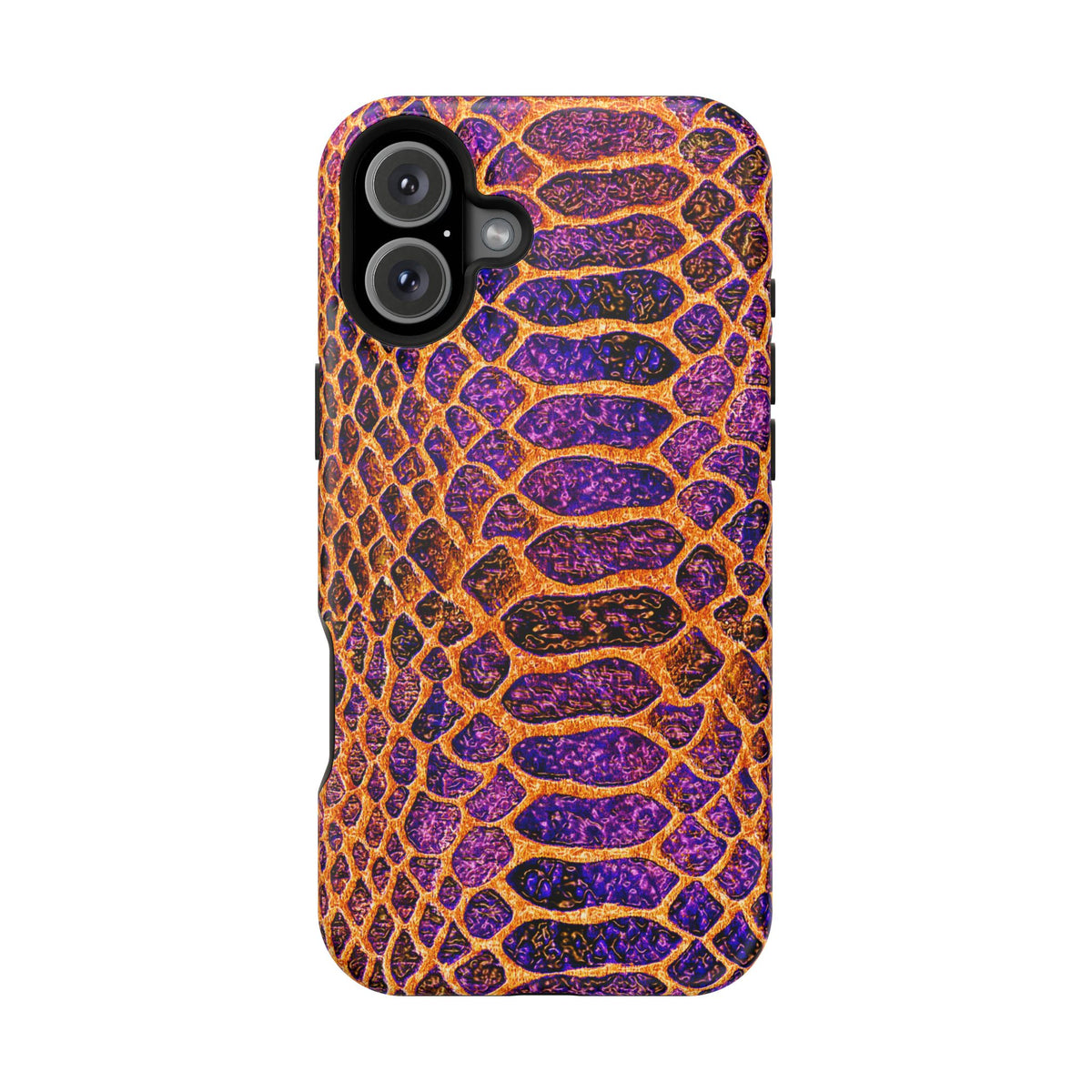 Purple-Gold Snake Skin Magnetic Impact Case