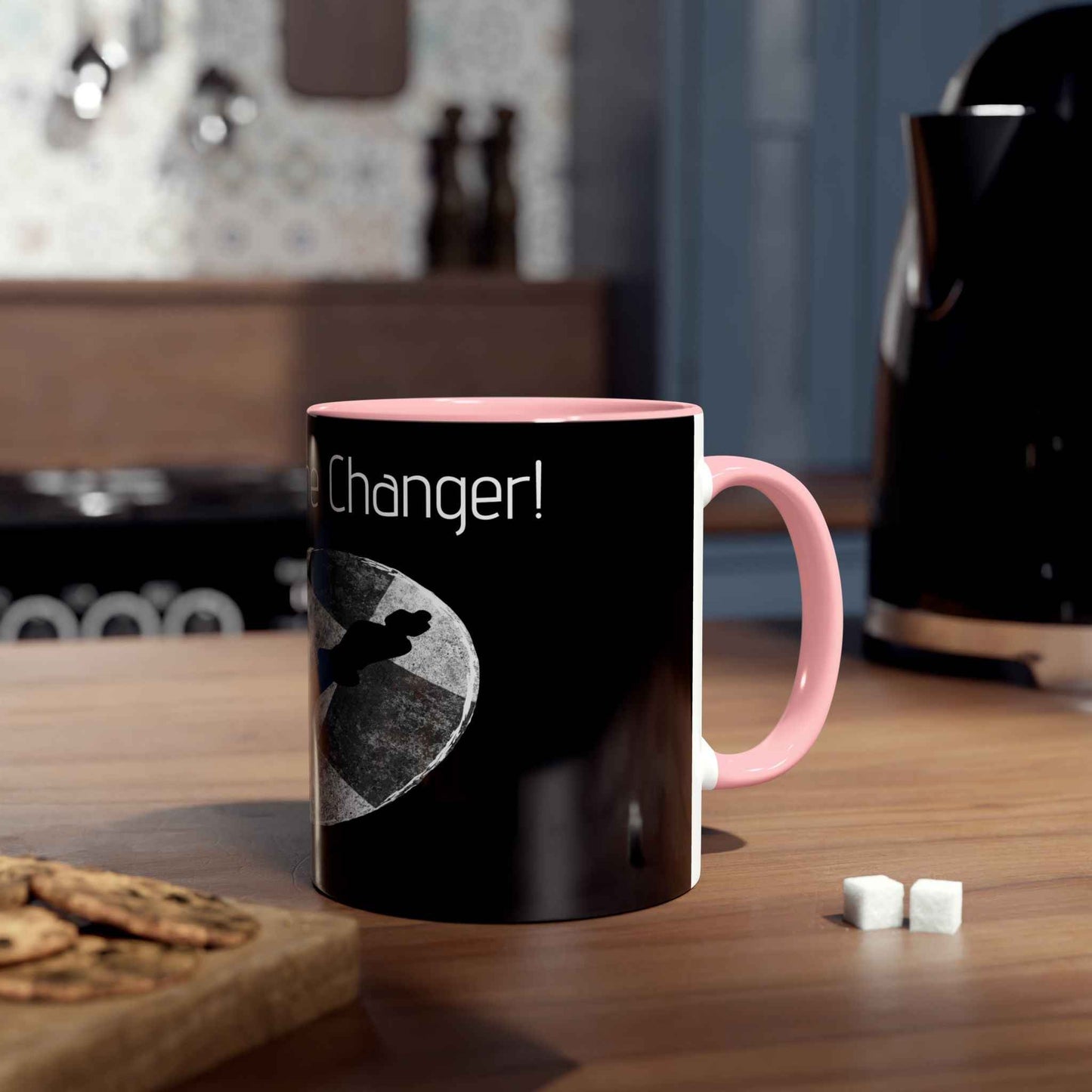 Be a Game Changer, Pawn over powering the King Two-Tone Coffee Mug