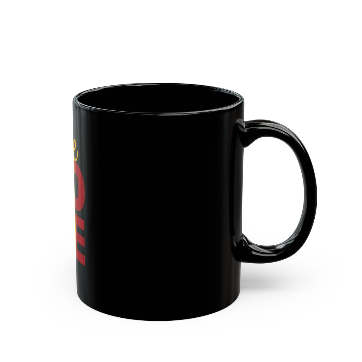 One Love Black Coffee Mug — Rasta Colors Inspirational Ceramic Mug (11oz, 15oz)