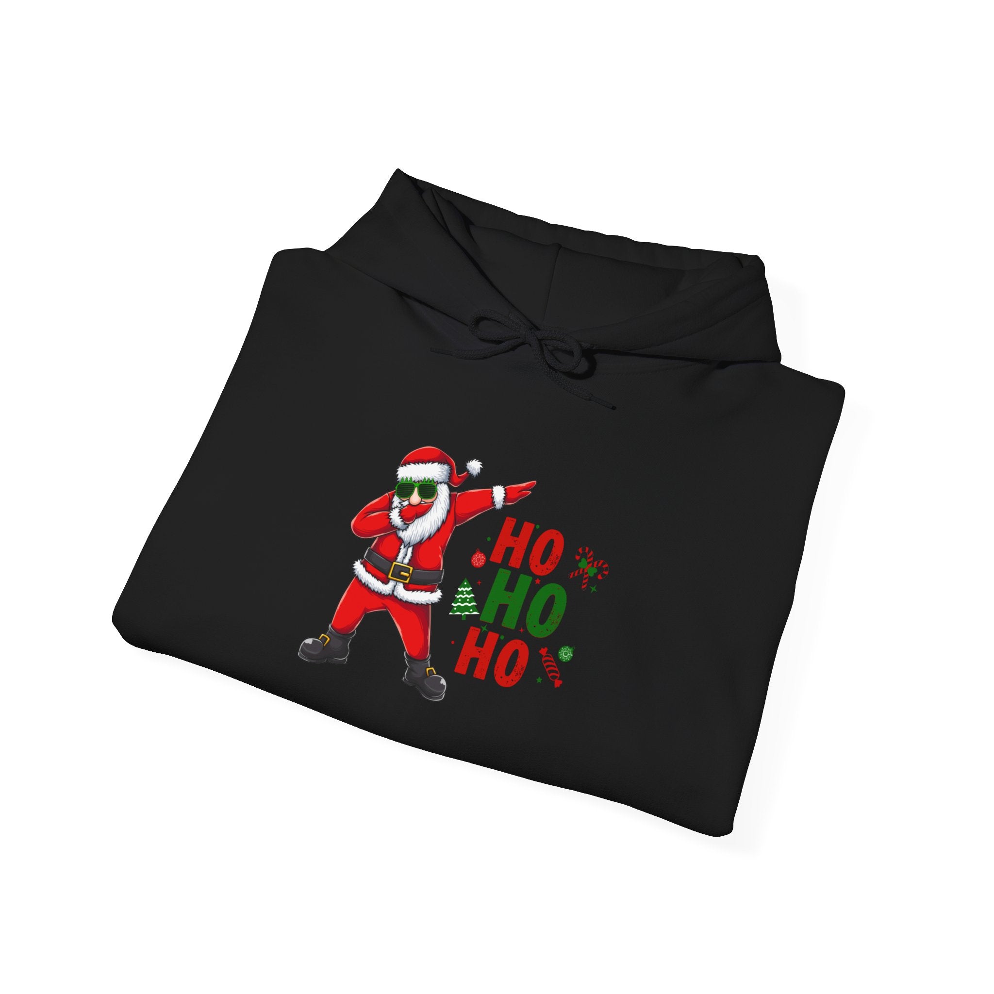 Dabbing Santa Hoodie — 'Ho Ho Ho' Christmas Holiday Sweatshirt