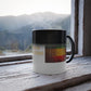 Color-Changing Mug "We Rise By Lifting Others" Inspirational Lion Design, 11 oz - Conscience Garment
