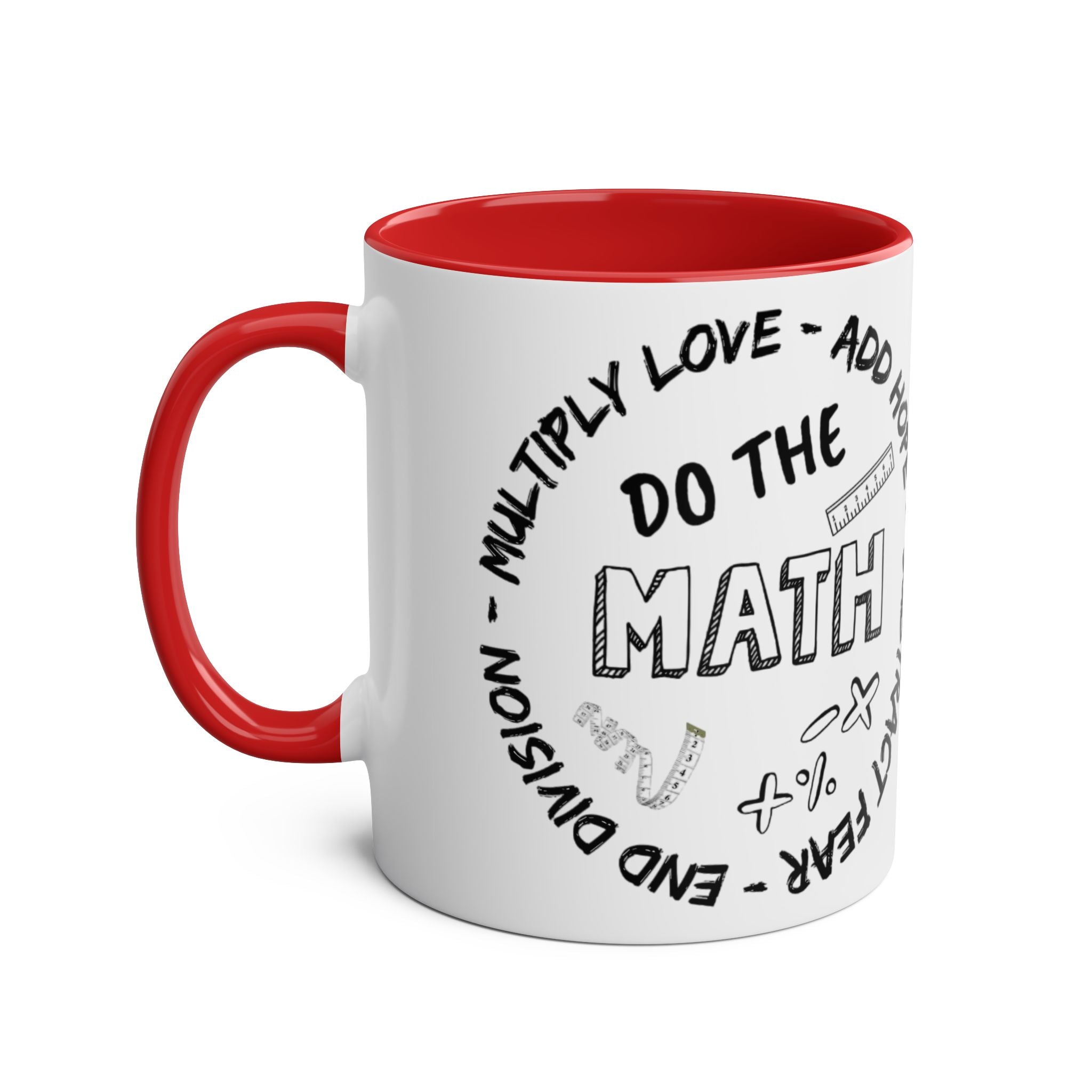 Do the Math Two-Tone Coffee Mug, Birthday Gift, 7 Colors