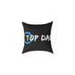 Top Dad Pillow — Square Decorative Throw Pillow