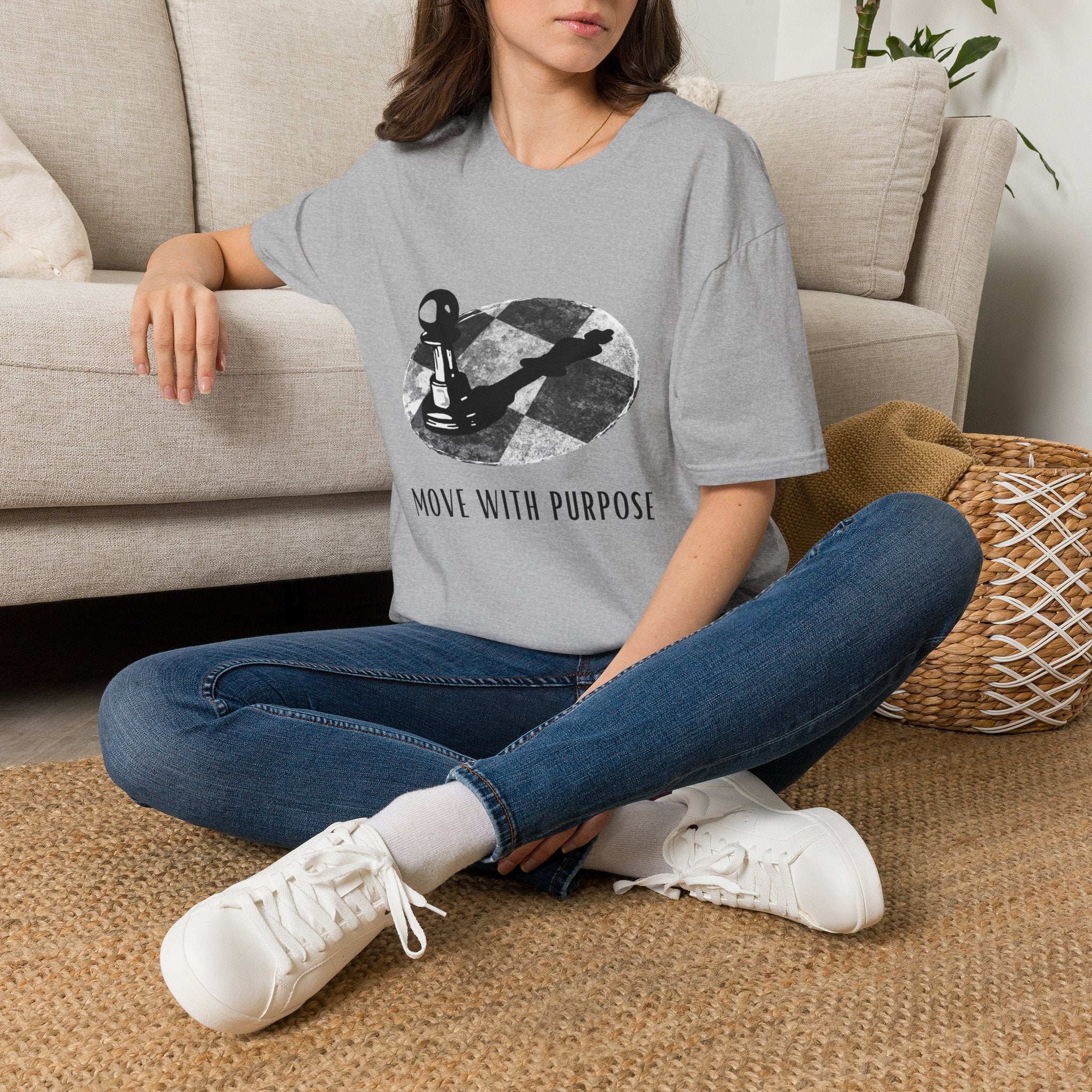 Chess Pawn 'Move With Purpose' T-Shirt