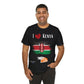 Kenya Love Unisex Jersey Tee - Celebrate Your Heritage! - Conscience Garment