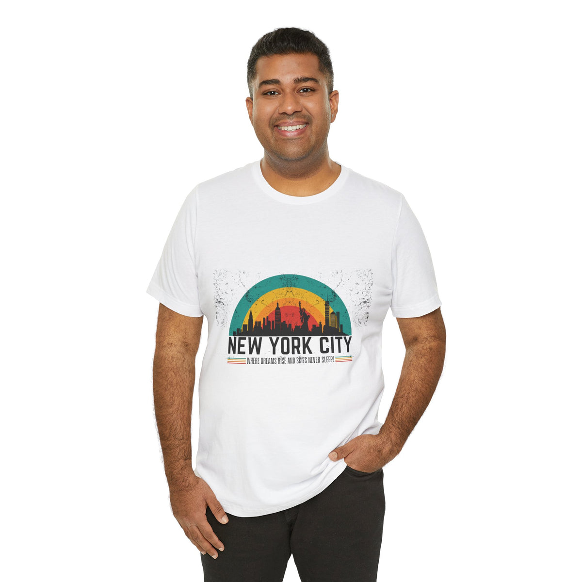 Cityscape T-Shirt - New York City Skyline, Gift, Inspiration - Conscience Garment