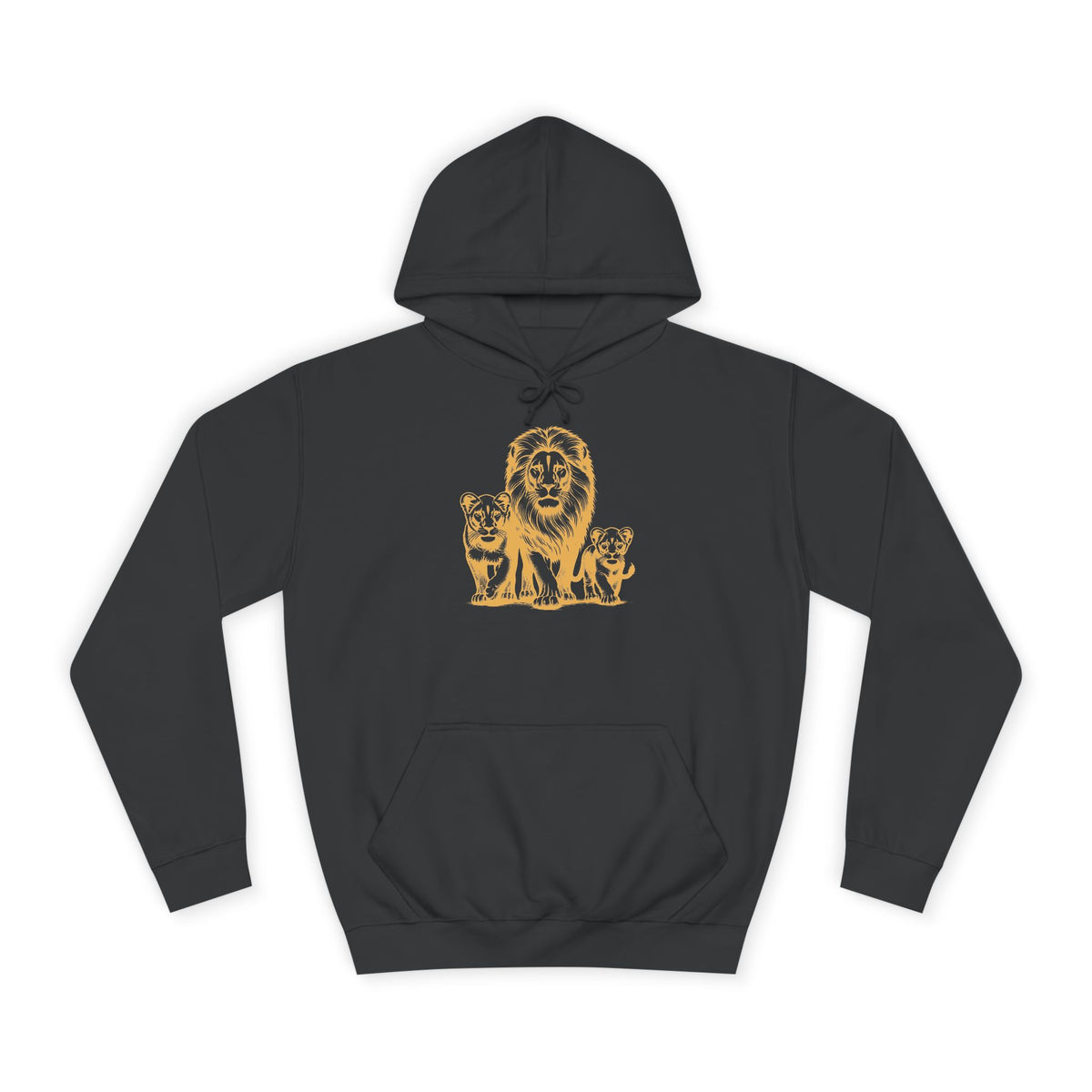 Lion College Hoodie - Cozy & Stylish for Animal Lovers - Conscience Garment