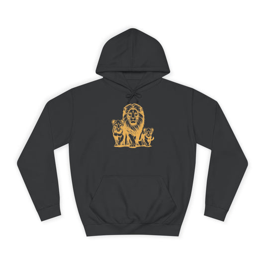 Lion College Hoodie - Cozy & Stylish for Animal Lovers - Conscience Garment