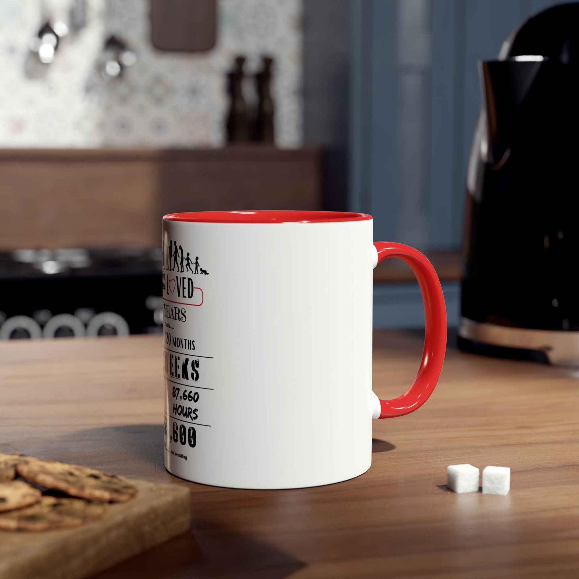 10th Birthday Two-Tone Coffee Mug, 11oz