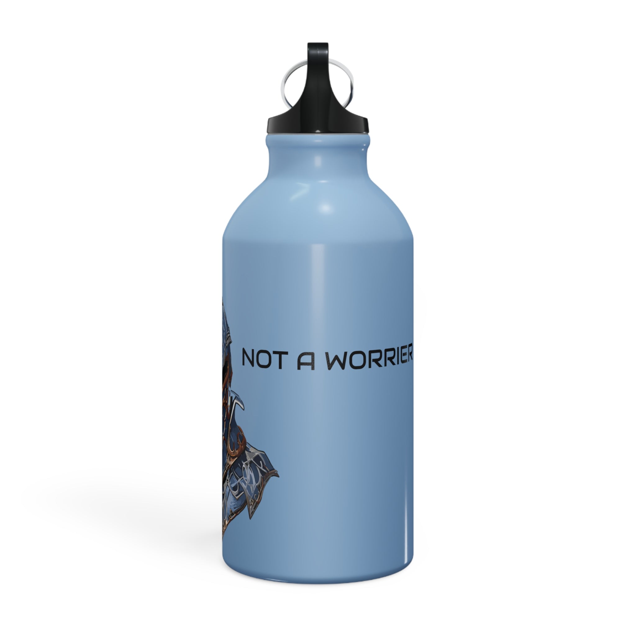 Be a Warrior not a Worrier, Oregon Sport Bottle, Gift, Inspirationa;, Motivation, Aluminium