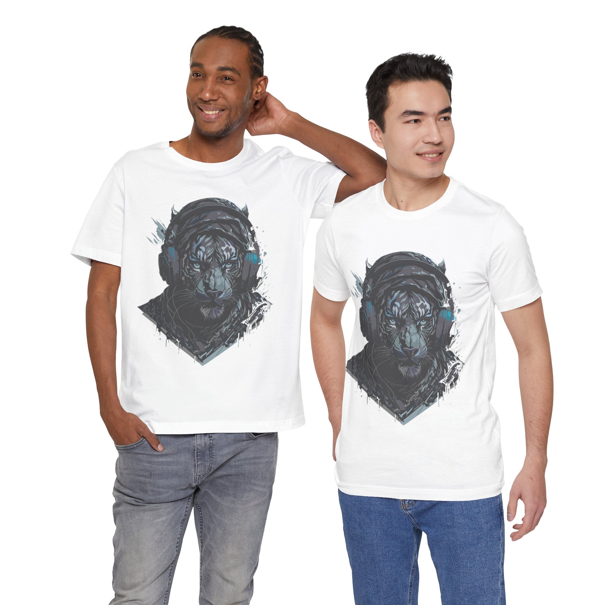 Lion with Headphones T-shirt