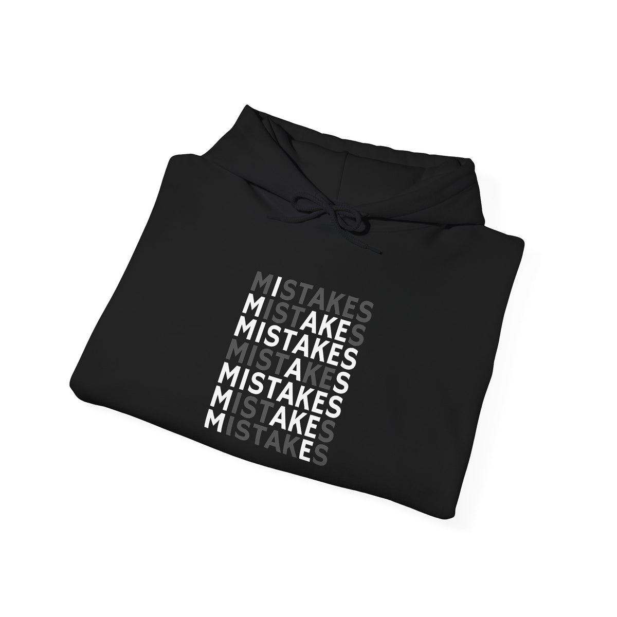 Mistakes Typography Hoodie – Inspirational Graphic Pullover