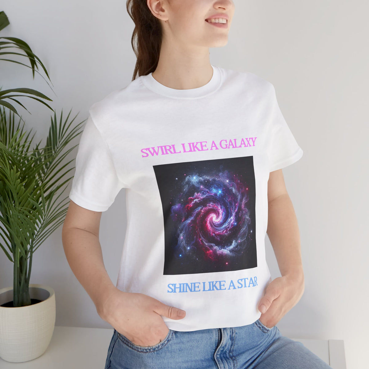 Galaxy Swirl T-Shirt - Swirl like a galaxy, shine like a star - Conscience Garment