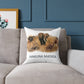 Hakuna Matata Safari Animal Square Pillow