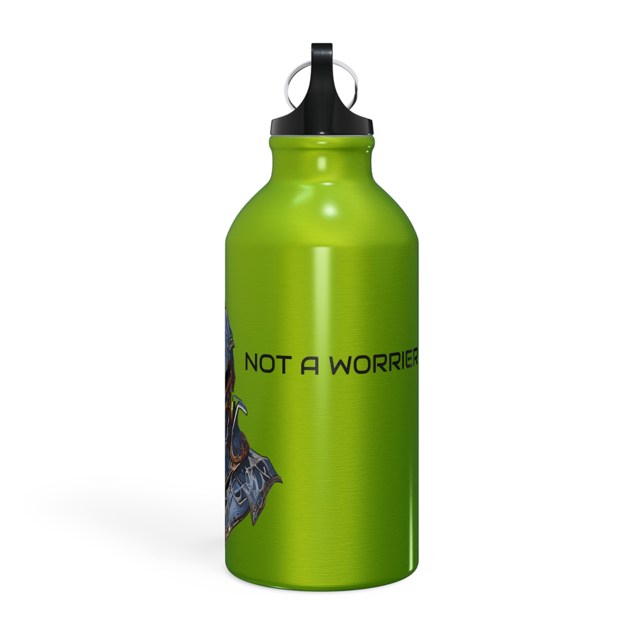 Be a Warrior not a Worrier, Oregon Sport Bottle, Gift, Inspirationa;, Motivation, Aluminium