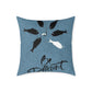 Be Different Fish Throw Pillow – Inspirational Nautical Accent Cushion