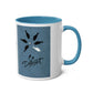 Motivational Two-Tone Mug - Be Different Design, 11oz