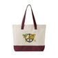 Canvas Tote Bag World Peace - World Map Watercolor Print