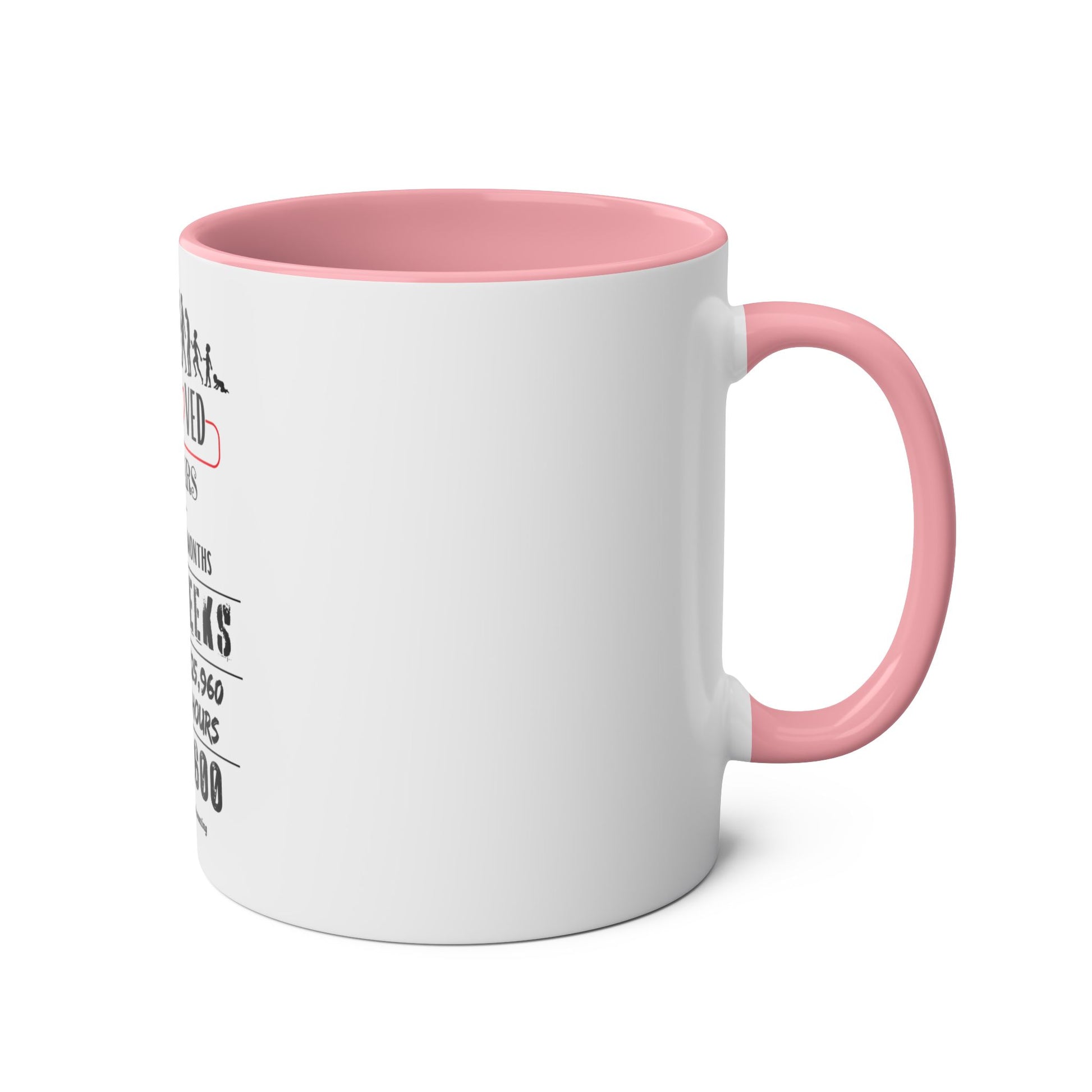60th Birthday Two-Tone Coffee Mug, 11oz - Conscience Garment