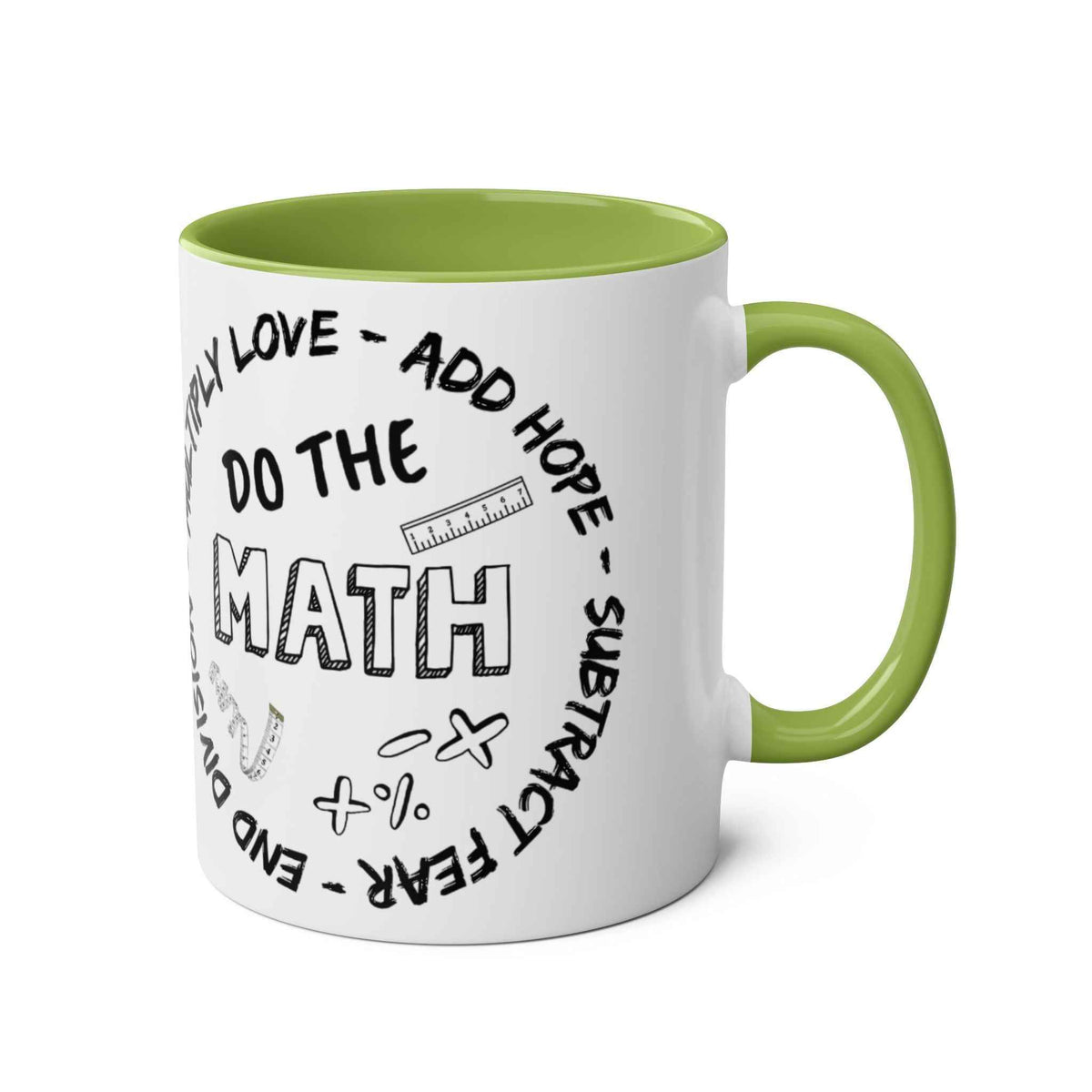Do the Math Mug - Two-Tone, 11oz