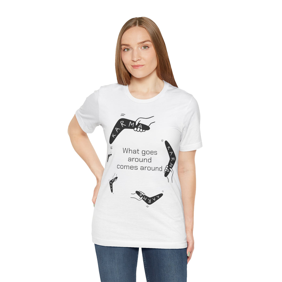 Karma Boomerang T-shirt - Conscience Garment