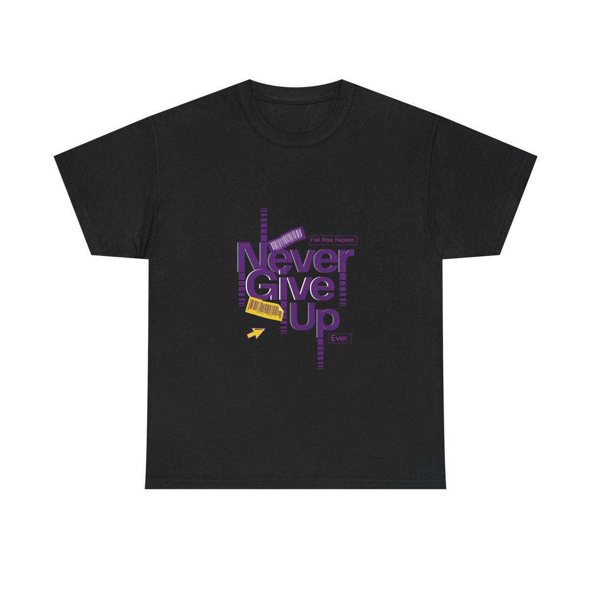 Never Give Up Unisex Tee - Conscience Garment