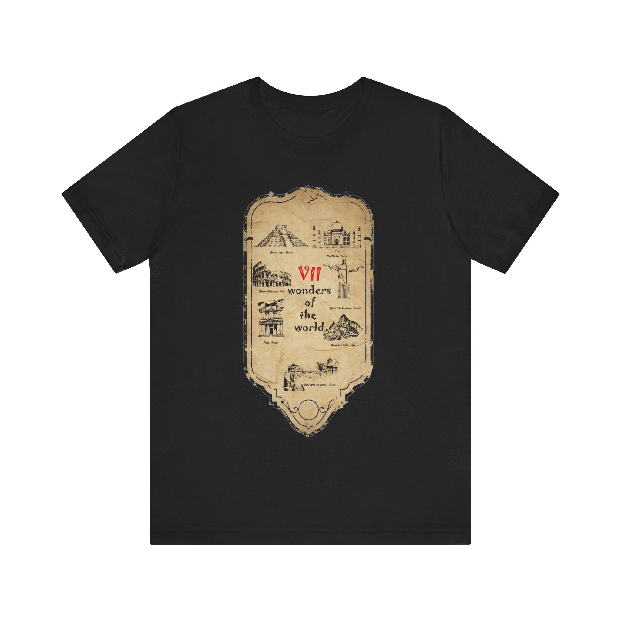 Seven Wonders of the World T-shirt