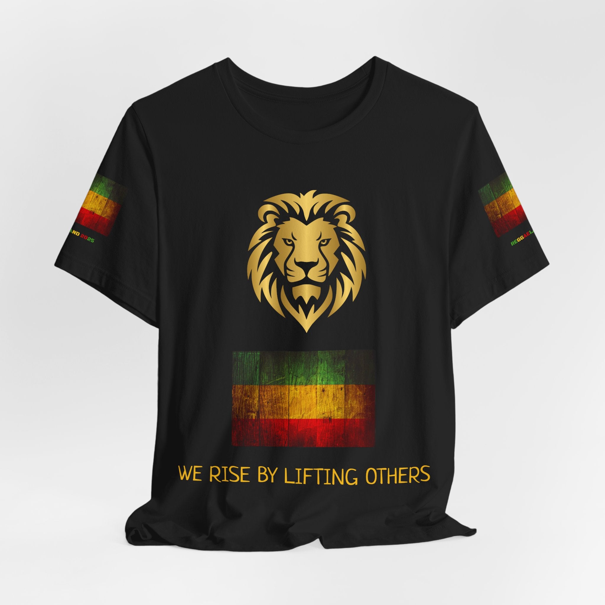 We rise by lifting others, Reggae Love Unisex T-shirt, Celebrate Unity, Peace, Culture, Music, Africa, Jamaica, Gift for Music Lovers, Festivals, and Holidays