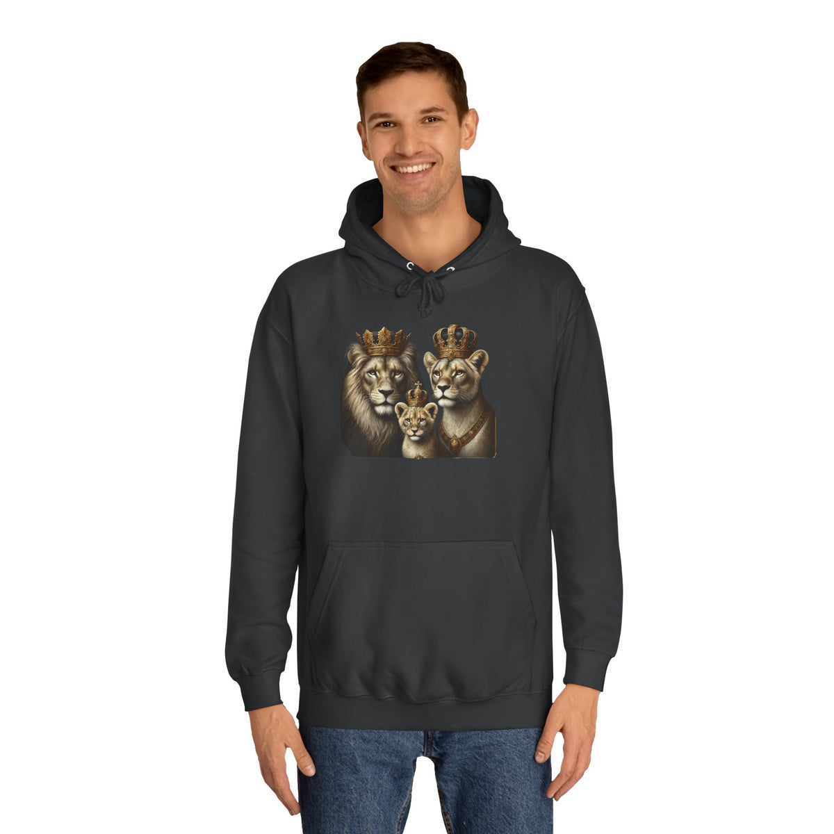 King of the Jungle Unisex College Hoodie - Conscience Garment