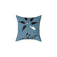 Be Different Fish Throw Pillow – Inspirational Nautical Accent Cushion