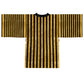 Gold & Black Striped Kimono Robe — Luxe Metallic Stripe Long Sleeve Wrap - Gift