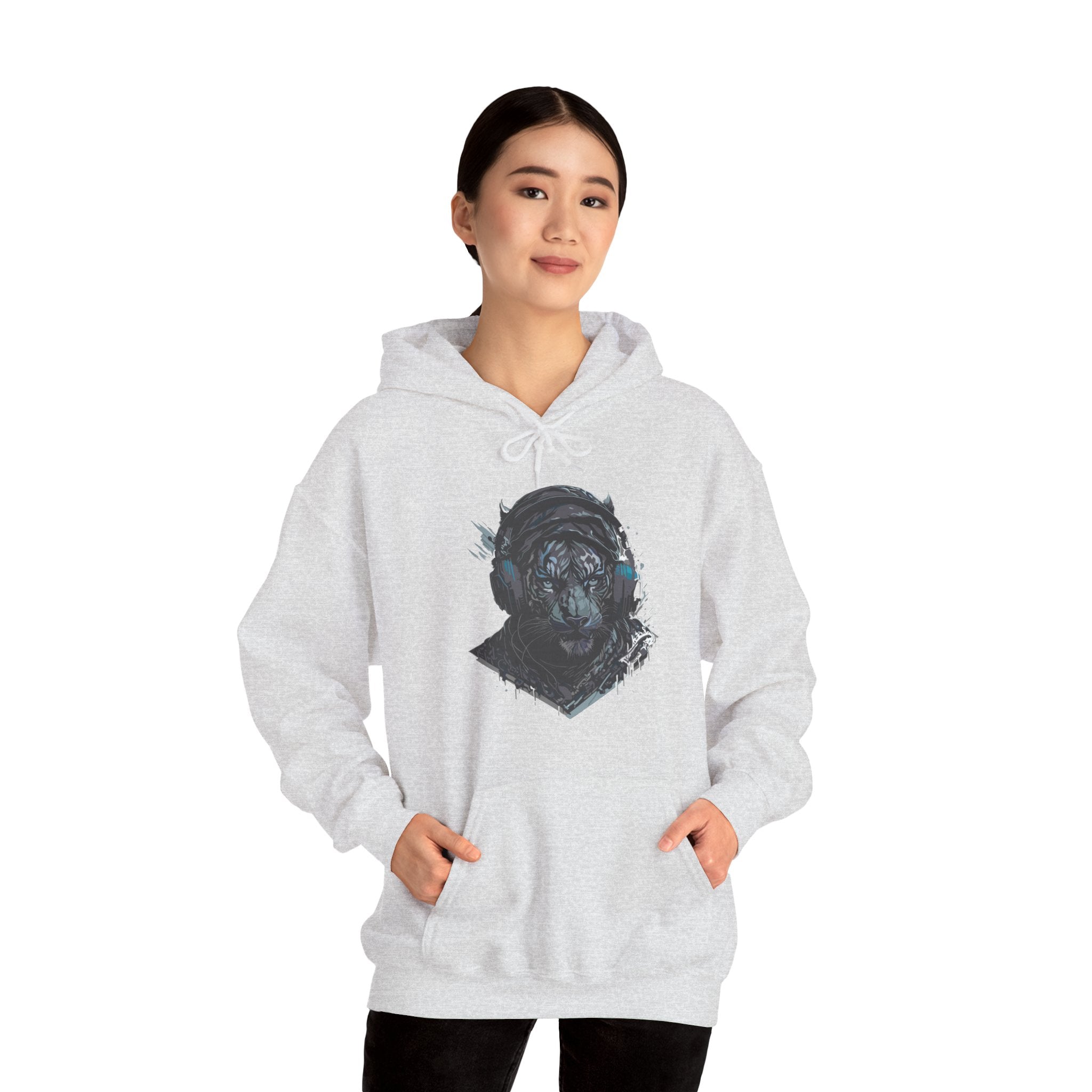 Lion Dj, Unisex Hooded Sweatshirt