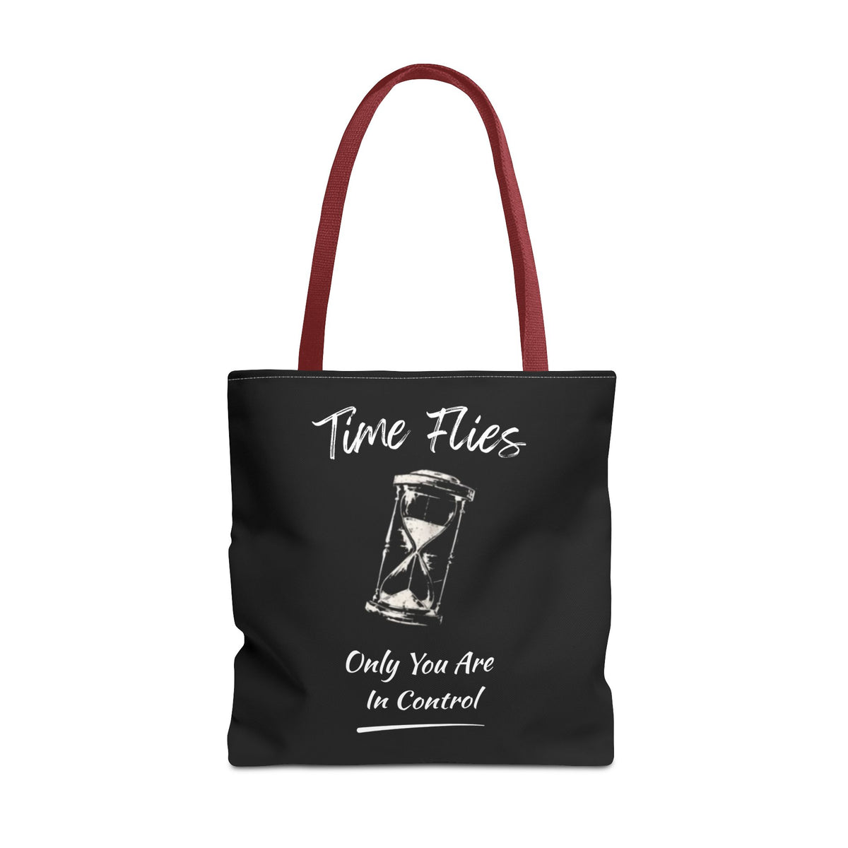 Time Flies Motivational Tote Bag