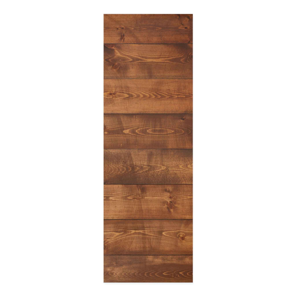 Wood Grain Foam Yoga Mat — Rustic Plank Design for Home & Studio