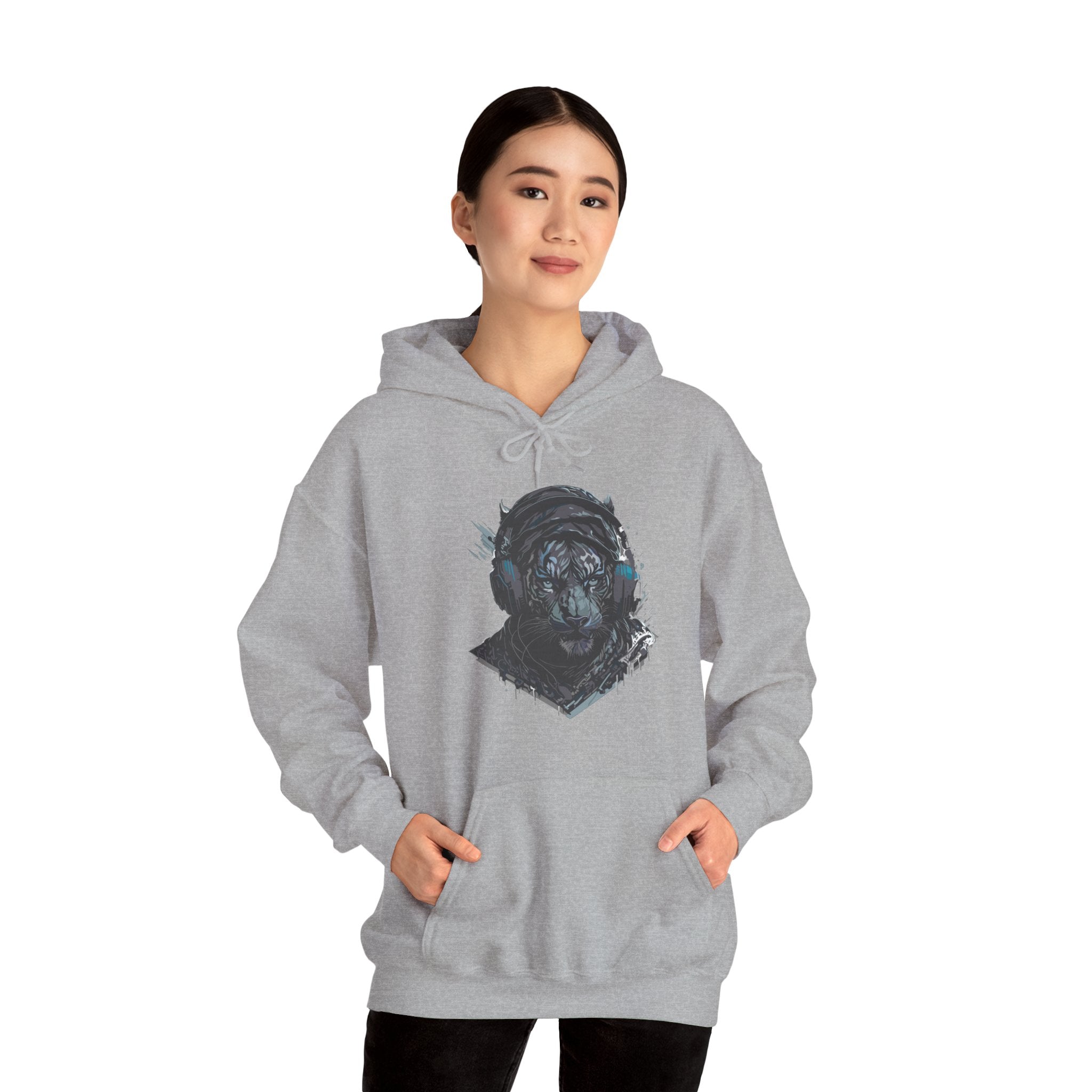 Lion Dj, Unisex Hooded Sweatshirt