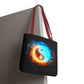 Fire and Ice Yin Yang Tote Bag