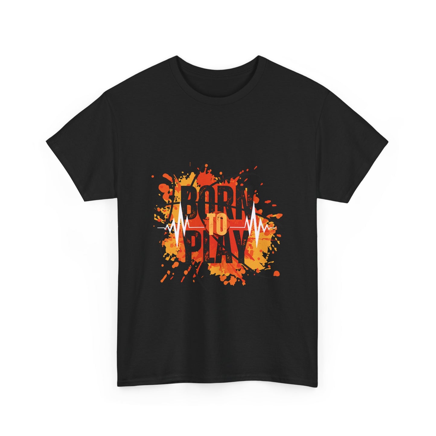 Born to Play Unisex Heavy Cotton Tee, Casual Wear, Gym Shirt, Workout Apparel, Birthday Gift, Statement Tee, Sports Fashion - Conscience Garment