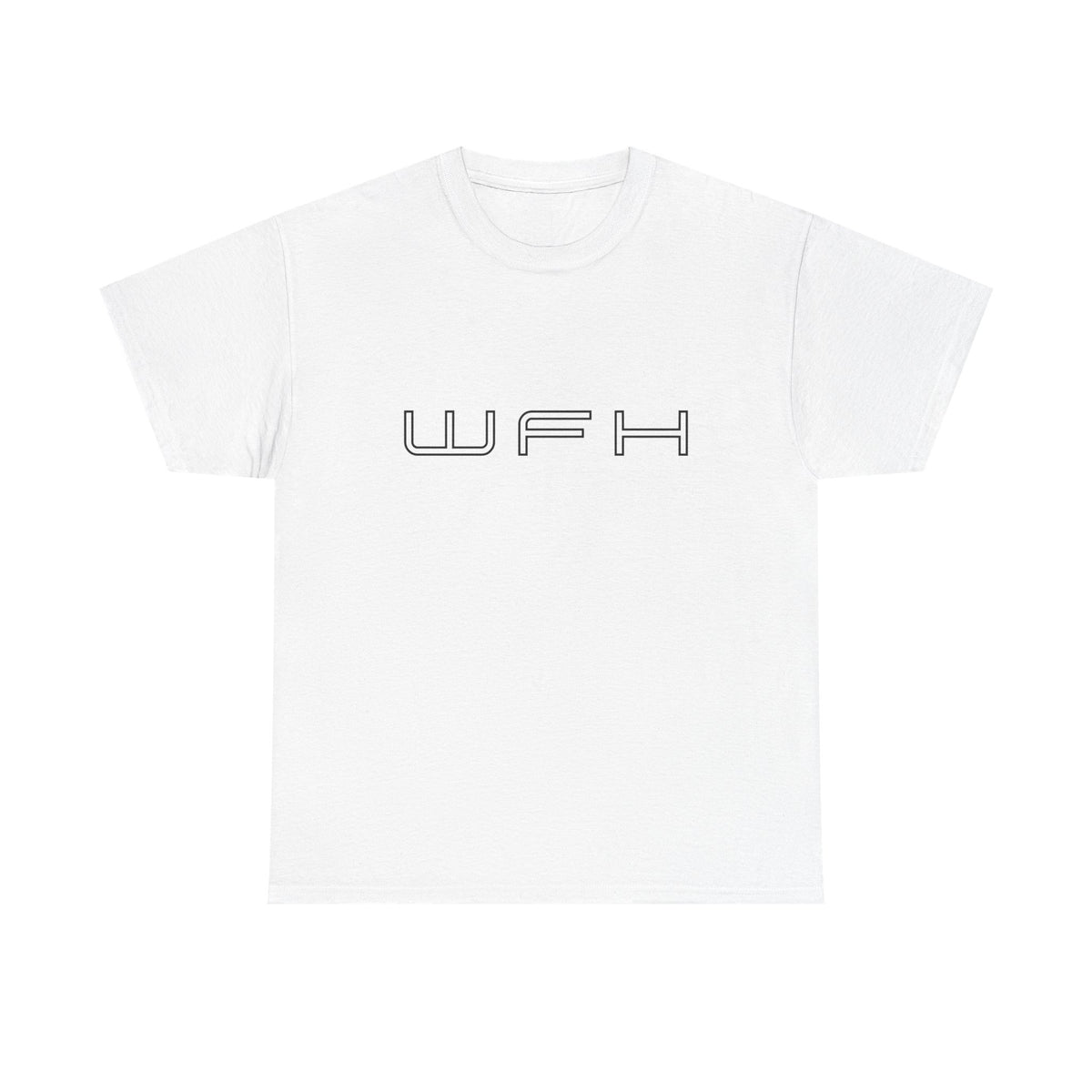 WFH Minimalist Tee — Remote Work Graphic Shirt - Conscience Garment