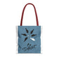 Be Different Whale Tote Bag — Inspirational Ocean Animal Canvas Tote